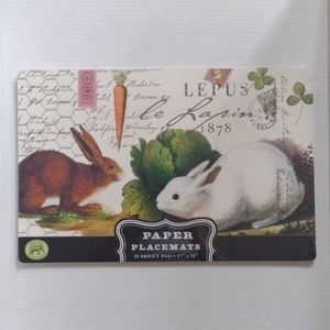 Bunnies Paper Placemats